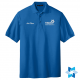 "BCHA LOGO" EMBROIDERED STRONG BLUE MENS POLO