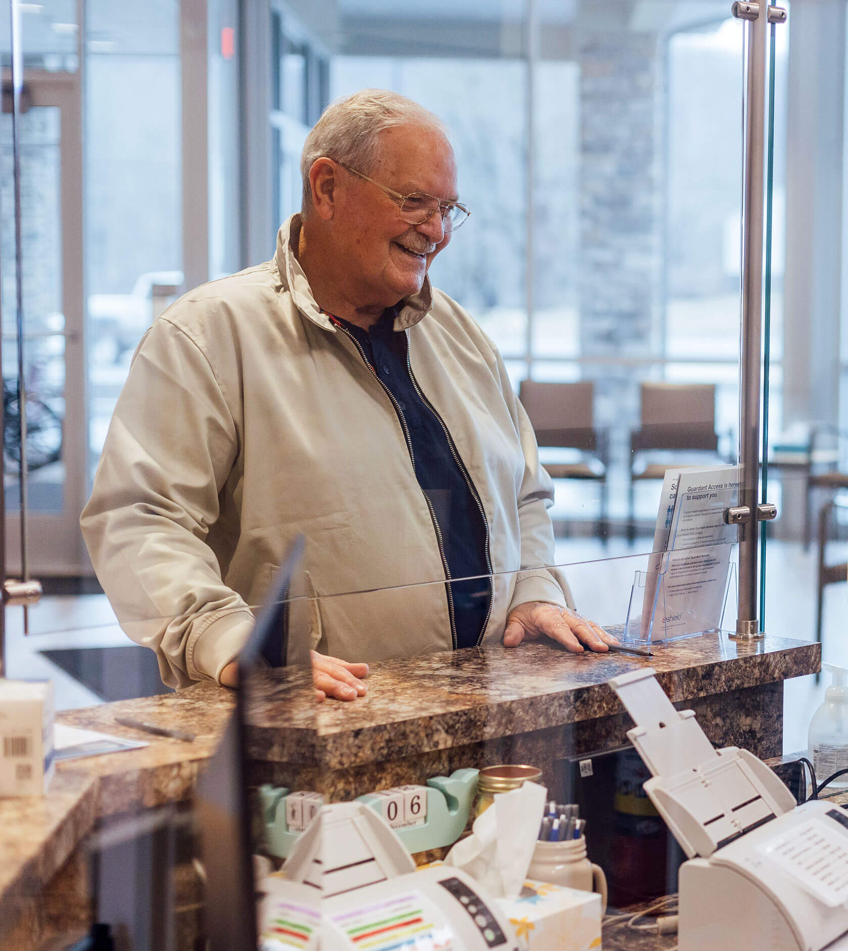 Patient scheduling a follow-up appointment